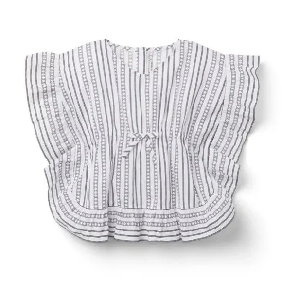 Janie and Jack GEO STRIPED SWIM COVER-UP size 6 - Picture 1 of 8